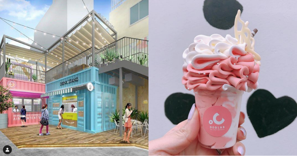 大阪出現新景點超好拍！整區粉紅色貨櫃屋、彩色壁畫～「花瓣冰淇淋」最熱門，地區限定日本人都特地來吃