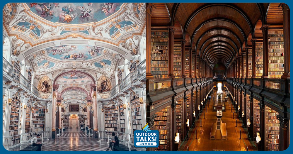 彷彿走進中古世紀的時空膠囊📚全球絕美圖書館集合🔍
